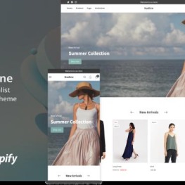 Nadine Minimalist Clean Shopify Theme # 280359