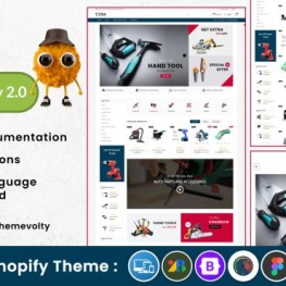 Toolza Mega Parts Premium Shopify Theme # 280363