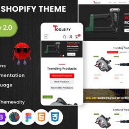 Toolsify Megastore Tools and Machine Shopify Theme # 280495