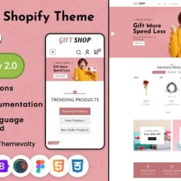 Gift Shop Mega Gifts Mega mall Shopify Theme # 280502