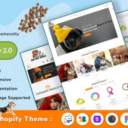 Oh My Dog Mega Pets Shopify Theme # 280503
