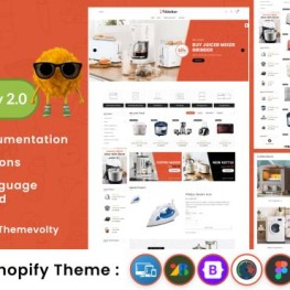 Kitcher Mega Kitchen Super Store Shopify Theme # 282869