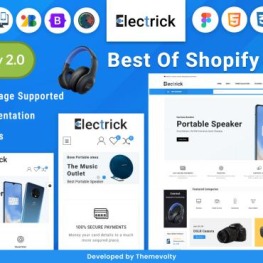Electrick Mega Electronics Super Store Shopify Theme # 282870