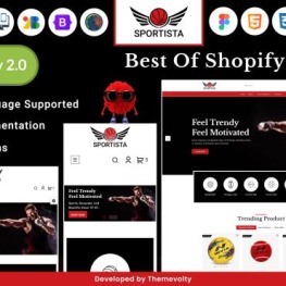 Sportista Mega Sports Shopify Theme # 282872