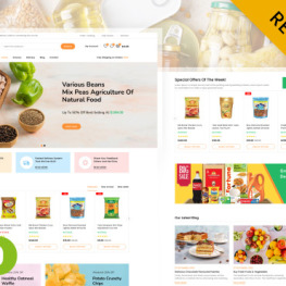 Cartgroce Grocery Super Store Shopify Theme # 285469