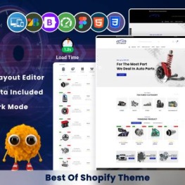 Automodif Mega Parts Shopify Theme # 288522