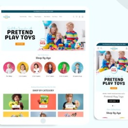 Toys Dropshipping Store Kids OS Shopify Theme # 293653