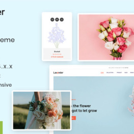 Lavender The Flower Valentine Shopify Theme # 295404