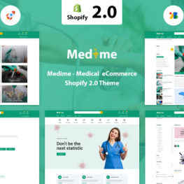 Medime Medical Shopify Theme # 296209