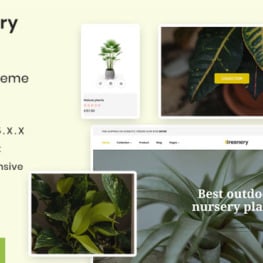 Greenery The Outdoor Plant eCommerce Shopify Theme # 296921