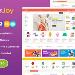 Kinderjoy Kids Fashion Toys Store OS Shopify Theme # 297701