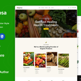Agriosa Vegetables Fruits and Grocery Shopify Theme # 300110