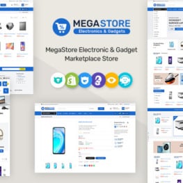Megastore Electronics Gadgets Shopify Theme # 300461