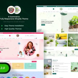 Furbabies Multipurpose Premium Pets Shopify Theme # 301042