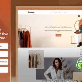 Fashionistas Multipurpose Fashion Shopify Theme # 310715