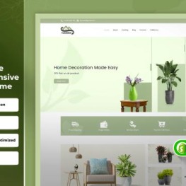 Flouresh Multipurpose garden and plant Shopify Theme # 311474