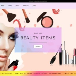 Beautify Beauty Cosmetic Boutique Shopify Theme # 312090