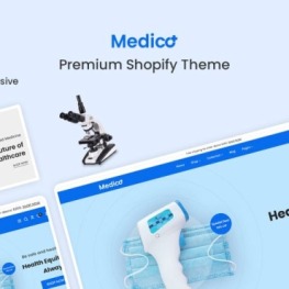 Medico Medical Equipment Shopify Theme # 313518