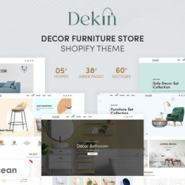 Dekin Decor Furniture Store Shopify Theme # 315293