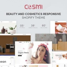 Cosmi Beauty And Cosmetics Shopify Theme # 315294