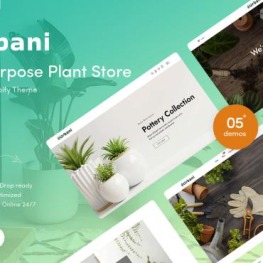 Urbani MultiPurpose Plant Store Shopify Theme # 316103