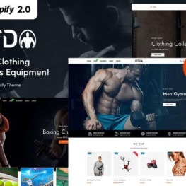 Fitdo Sports Clothing Fitness Shopify Theme # 316438