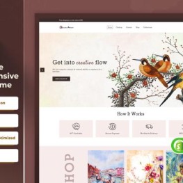 DelicateArtian Premium Art Shopify Theme # 316742