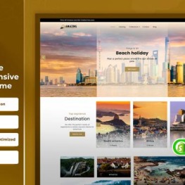 Amazing Travel Tours and Tourism Shopify Theme # 316977