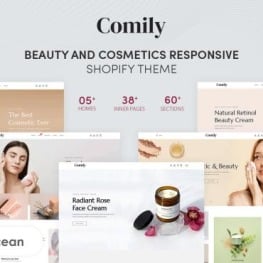 Comily Beauty And Cosmetics Shopify Theme # 317497