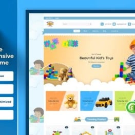Toyzee Multipurpose Premium Kids toy Shopify Theme # 317636
