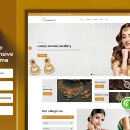 Ornament jewelry Multipurpose Premium Shopify Theme # 317637