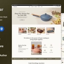 Cookware Appliances Kitchen Shopify Theme # 317748