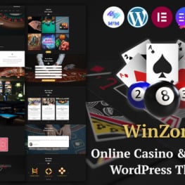 WinZone Online Casino Billiard WordPress Theme # 318773