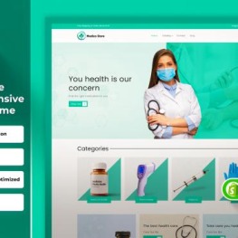 Medico Health and Medicine Store Shopify Theme # 321763