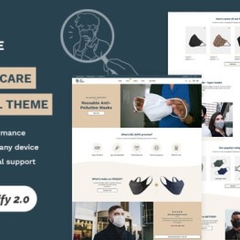 BE SAFE Health Medical High level Shopify Theme # 324955