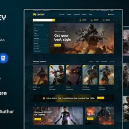 Gamey Online Game Store OS Shopify Theme # 325264
