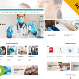 Medivin Medicine Medical Equipment Shopify Theme # 326908