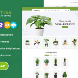 Plant Tree Plants Nursery Shopify Theme # 329809