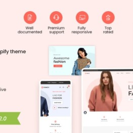 Fancy The Fashion Clothing Premium Shopify Theme # 329811