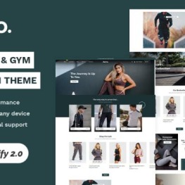Aero Sports and Gym Fashion Shopify Theme # 329816