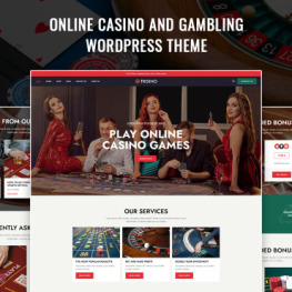 Trisino Casino and Gambling WordPress Theme # 330329