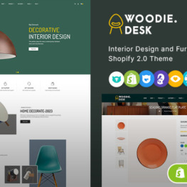 Woodie Interior Design Home Decor Shopify Theme # 330335