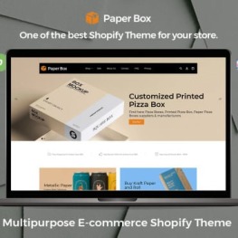 Paperbox Printing Krafted Paper Book Shopify Theme # 330799