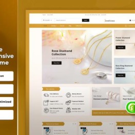 jewelicious Jewelary Multipurpose Shopify Theme # 332296