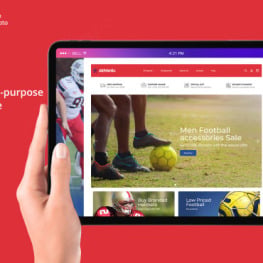 Athletic Football Sportswear Cricket Shopify Theme # 332851