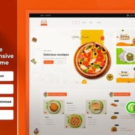 Dinnermite Food Delivery Shopify Theme # 333771