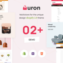 Auron The Electronics Gadgets Shopify Theme # 335262