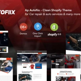 Ap Autofiix Car Repair Auto Services Shopify Theme # 337346