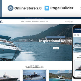 Glacier Responsive Yachting Shopify Theme # 337900