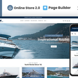 Glacier Responsive Yachting Theme # 337900